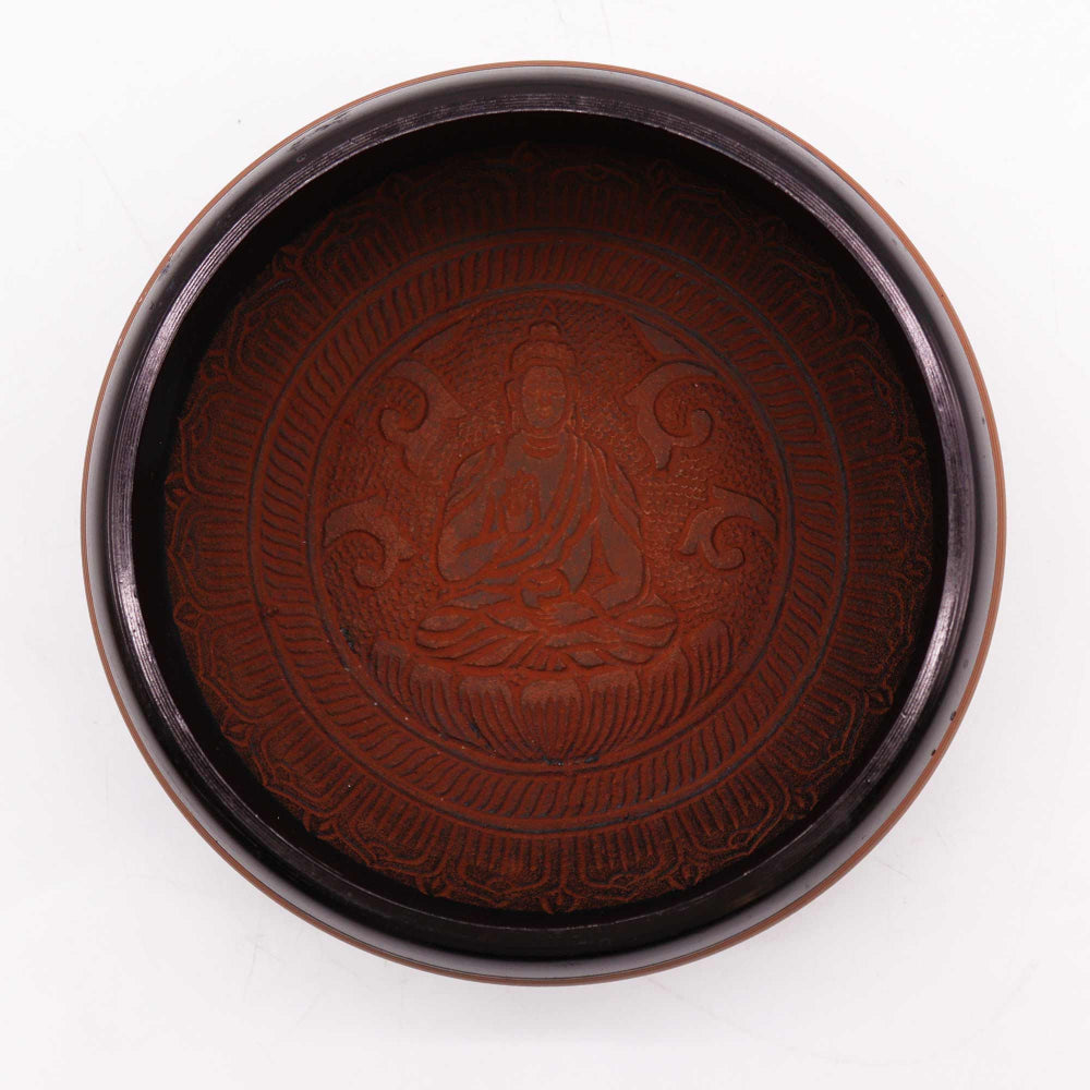 Earth Powder Singing Bowl Clay Om  Buddha