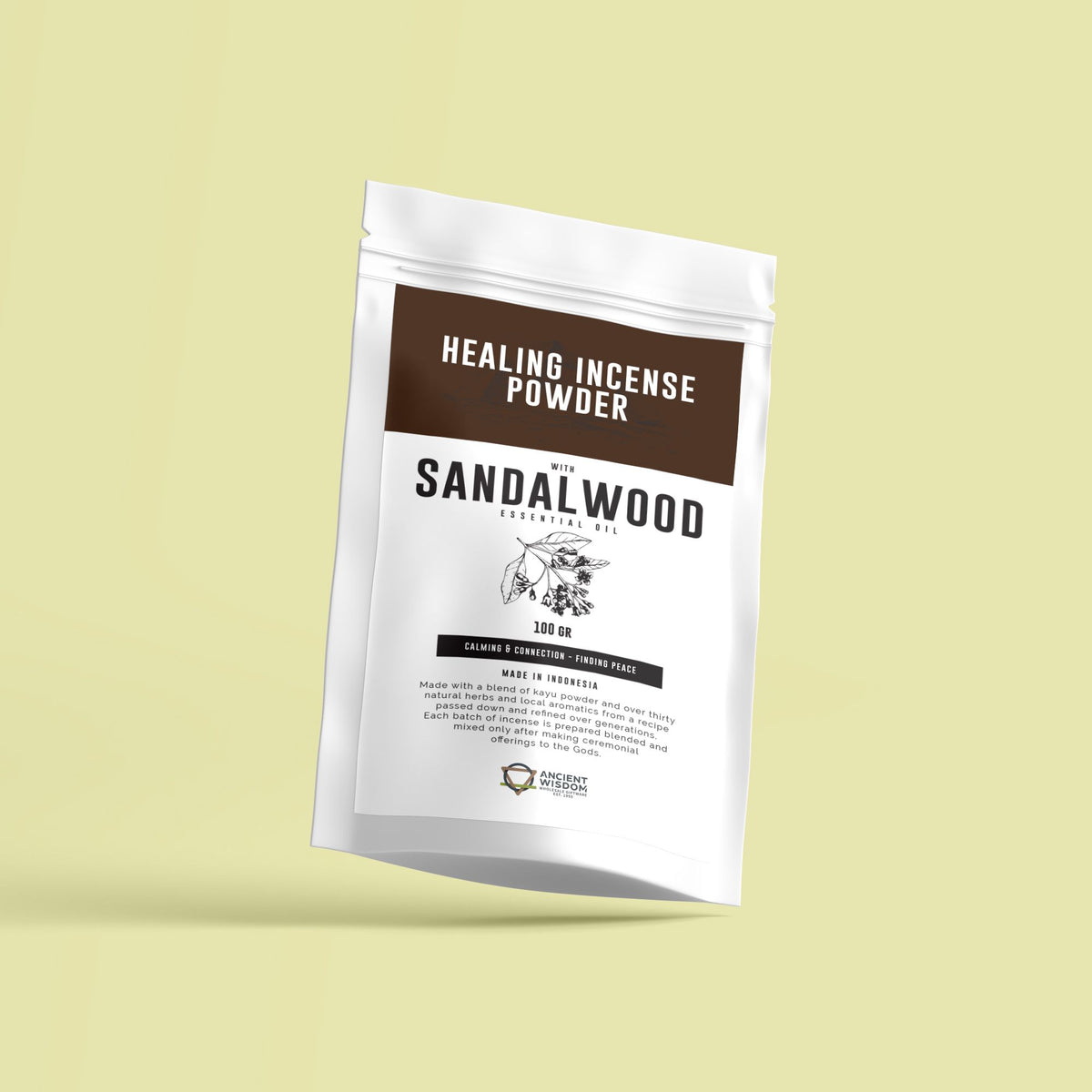 Sandalwood Healing Incense Powder 100g