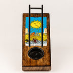 The Moon Large Enamelled Sage Stick Burner