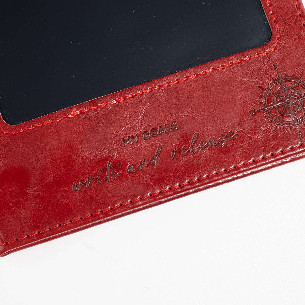 Write & Release Red A5 LCD Notebook