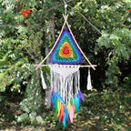 Multi Pyramid Bali Dreamcatcher Large