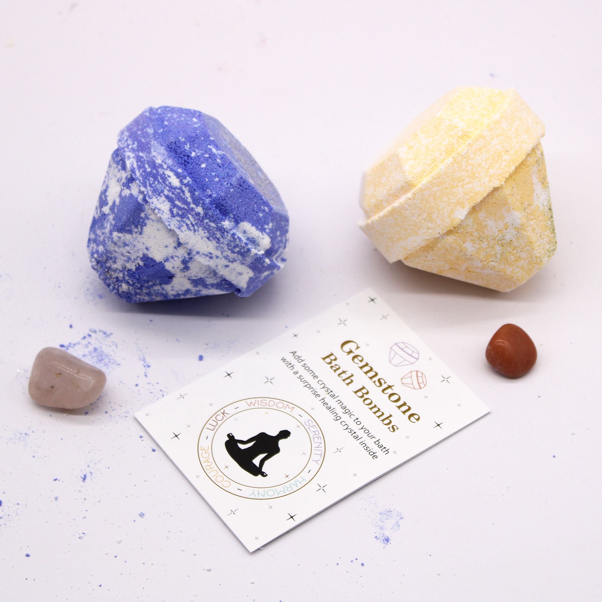 Raspberry & Pomegranate Gemstone Bath Bomb