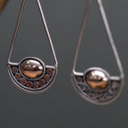 Luna Balance Silver & Gold Earrings