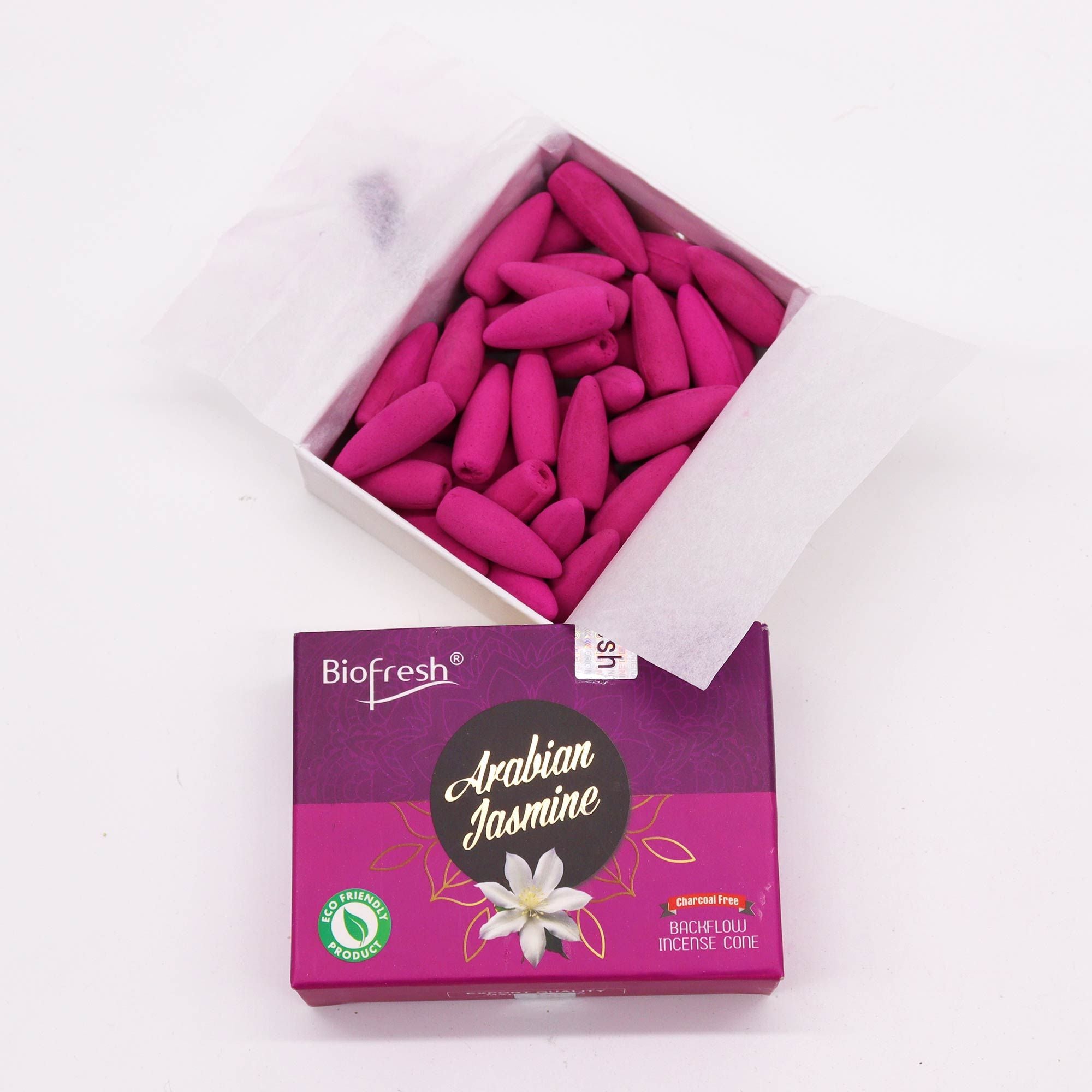 Arabian Jasmine Biofresh Backflow Incense Cones
