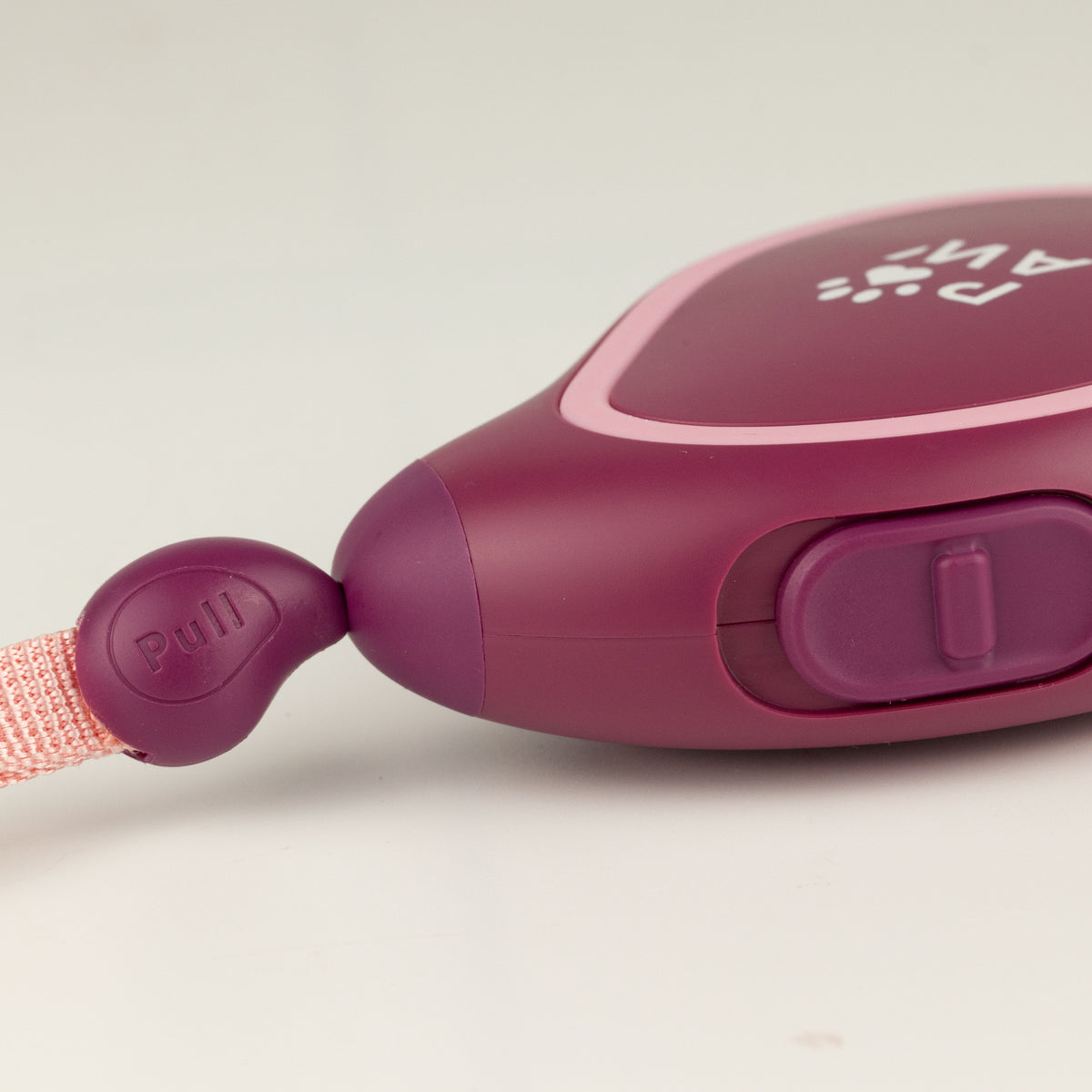 Mini Mango Retractable Dog Lead with Wrist Strap - Plum - 3m