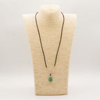 Jade Turtle Cord Necklace Gemstone Pendant