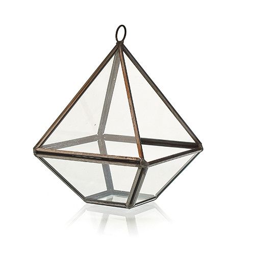Geometric Crystal Display Terrarium