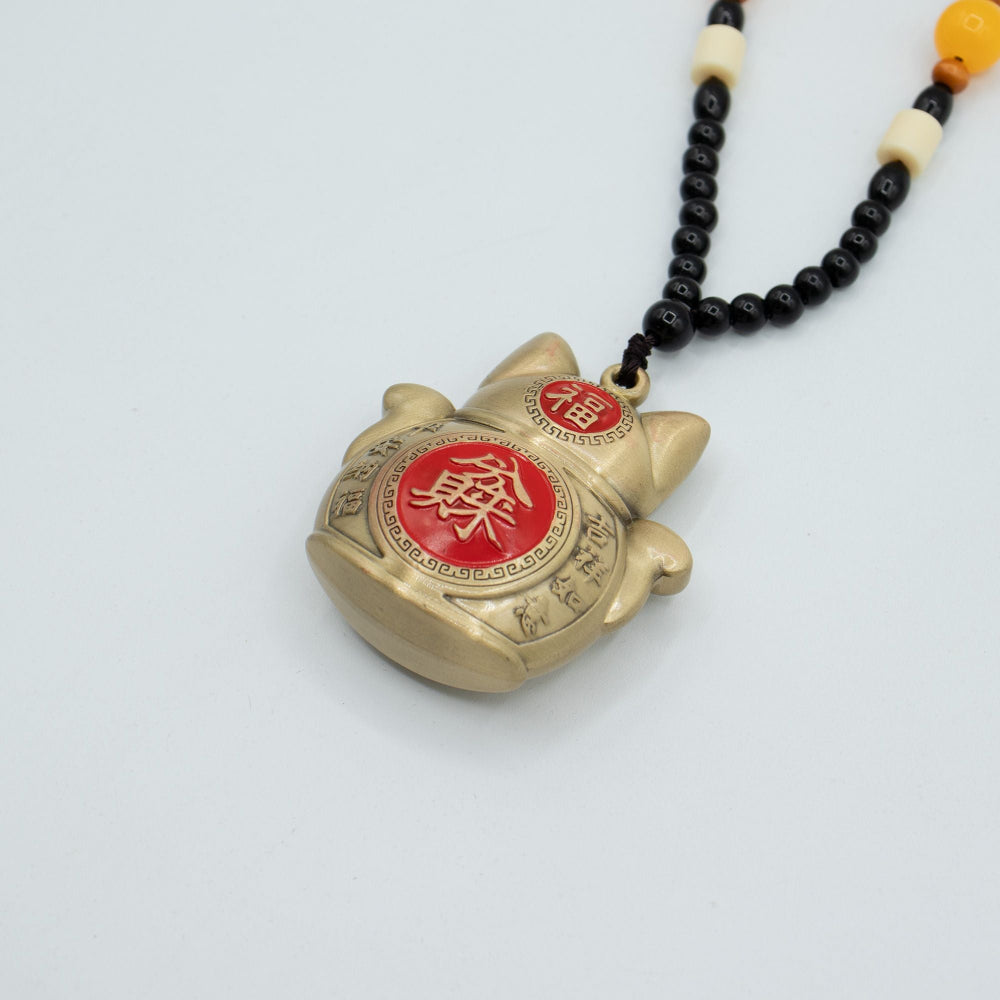 Lucky Cat Feng Shui Hanging | Maneki-Neko Prosperity Décor