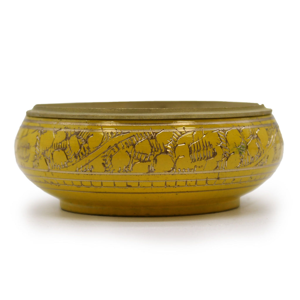 Solar Plexus Chakra Charcoal Incense Jar