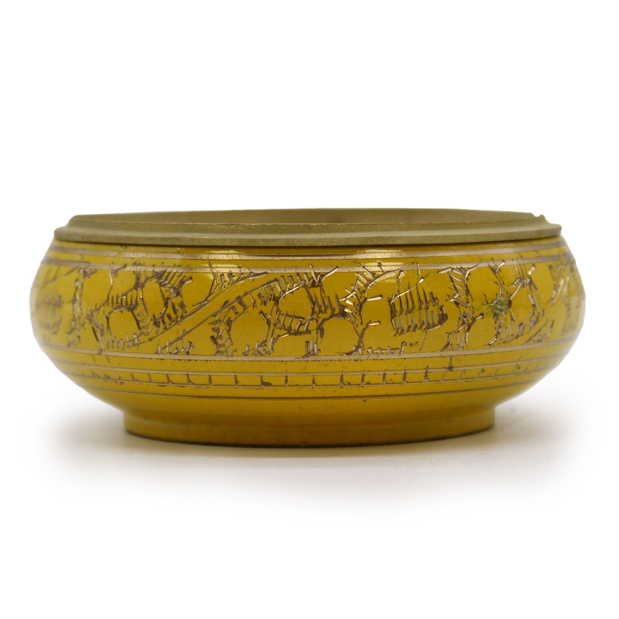 Solar Plexus Chakra Charcoal Incense Jar