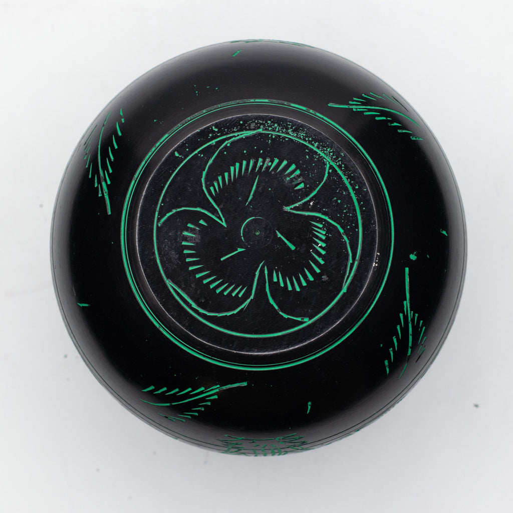 The Mushroom Cauldron Singing Bowl — Green