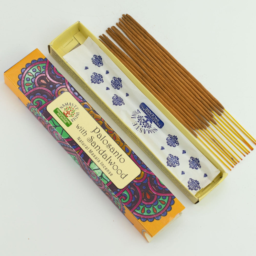 Namaste Mandala Masala Incense – Palo Santo & Sandalwood