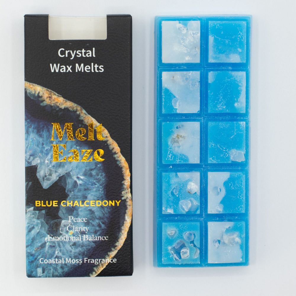 MeltEaze Wax Melts 50g | Aquamarine Wave | Coastal Moss