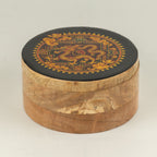 Dragon Yin Yang Round Enamelled Keepsake Box