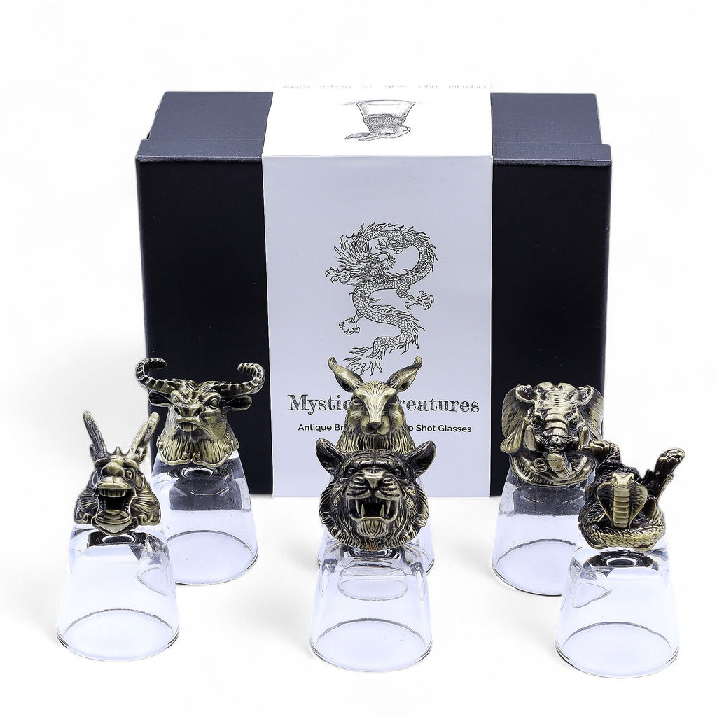 Mystical Creatures Shot Glass Gift Set - 6 x 50ml