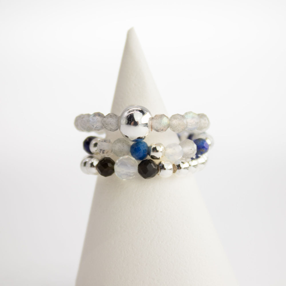 The Northern Lights Ring Set — Nymph Gemstone Collection