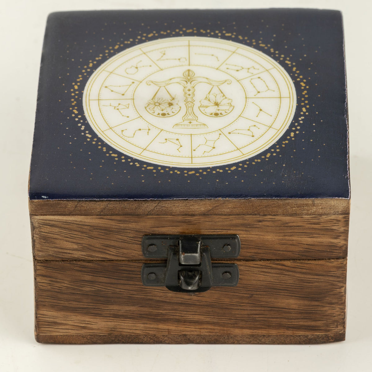 Libra Small Enamelled Keepsake Box