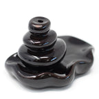 Large Pebbles into Pool Back Flow Incense Burner