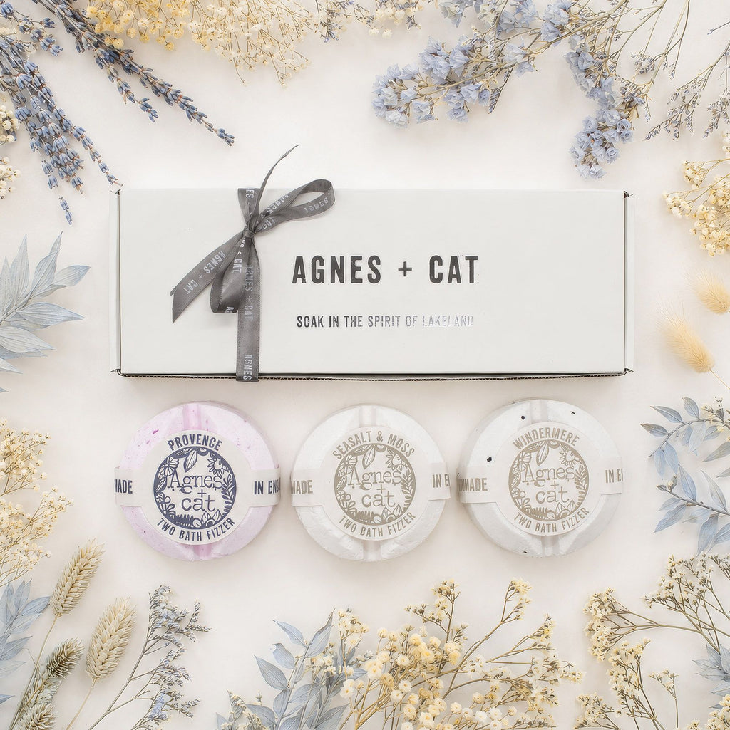 Signature Fragrance Bath Fizzer Gift Set - Agnes + Cat