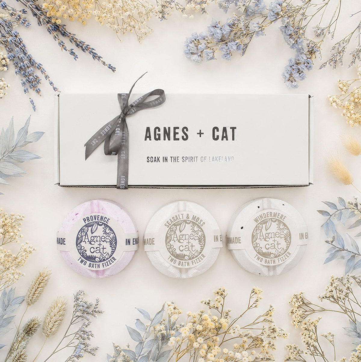 Signature Fragrance Bath Fizzer Gift Set - Agnes + Cat