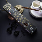 Smoky Quartz Sandalwood Cristal Gemas Incense Sticks - Banjara