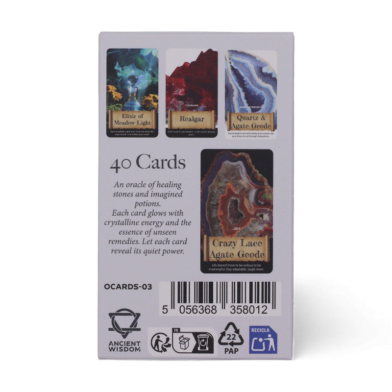 Healing Energy Deck Crystals & Elixirs Oracle Cards