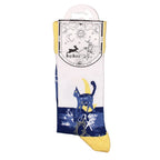 Hop Hare Bamboo Socks S/M - Midnight Cat