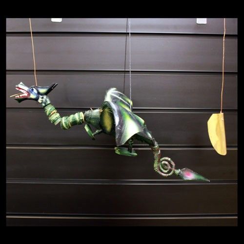 Green Coconut Dragon Mobile 50cm