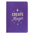Create Magic Purple Velvet Notebook