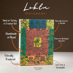 Lokta Traditional Prayer Flag Notebook