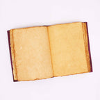 Hefty Red Tan Book - Zinc Hamsa Decor