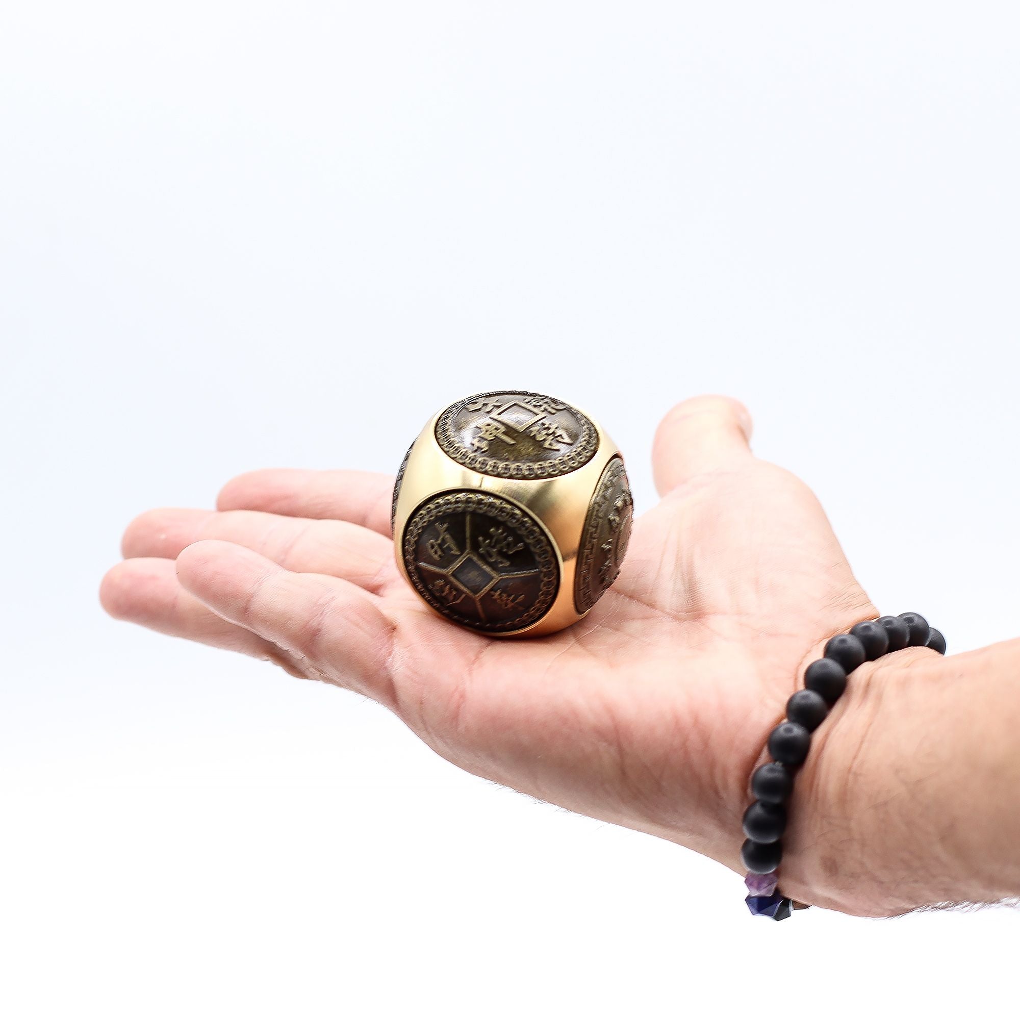 Rounded Feng Shui Fortune Large Wealth Dice