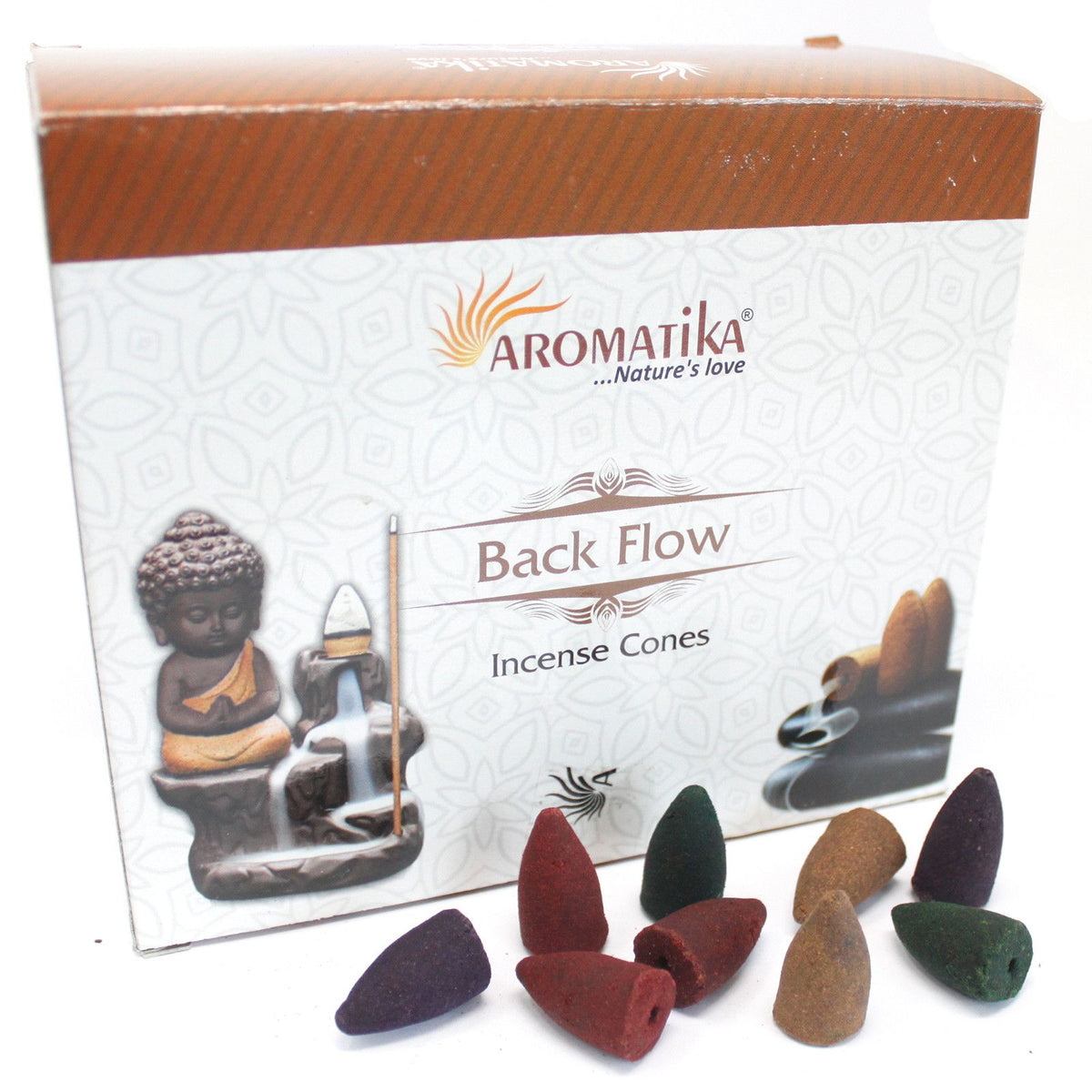 Lotus Backflow Incense Cones - Aromatica