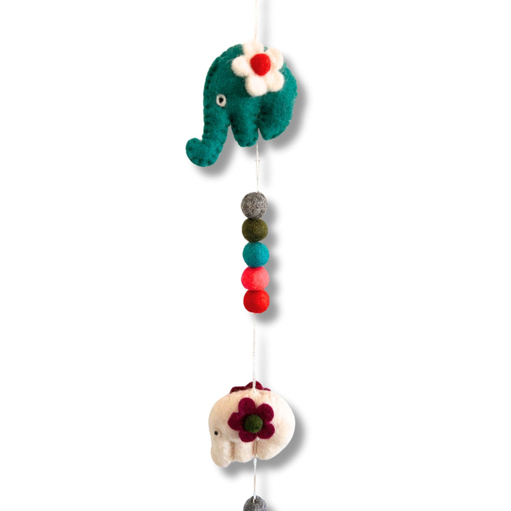 Elephant Felt Wall Hanging
