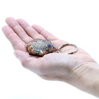 Octagon Flower of Life Orgonite Power Keyring