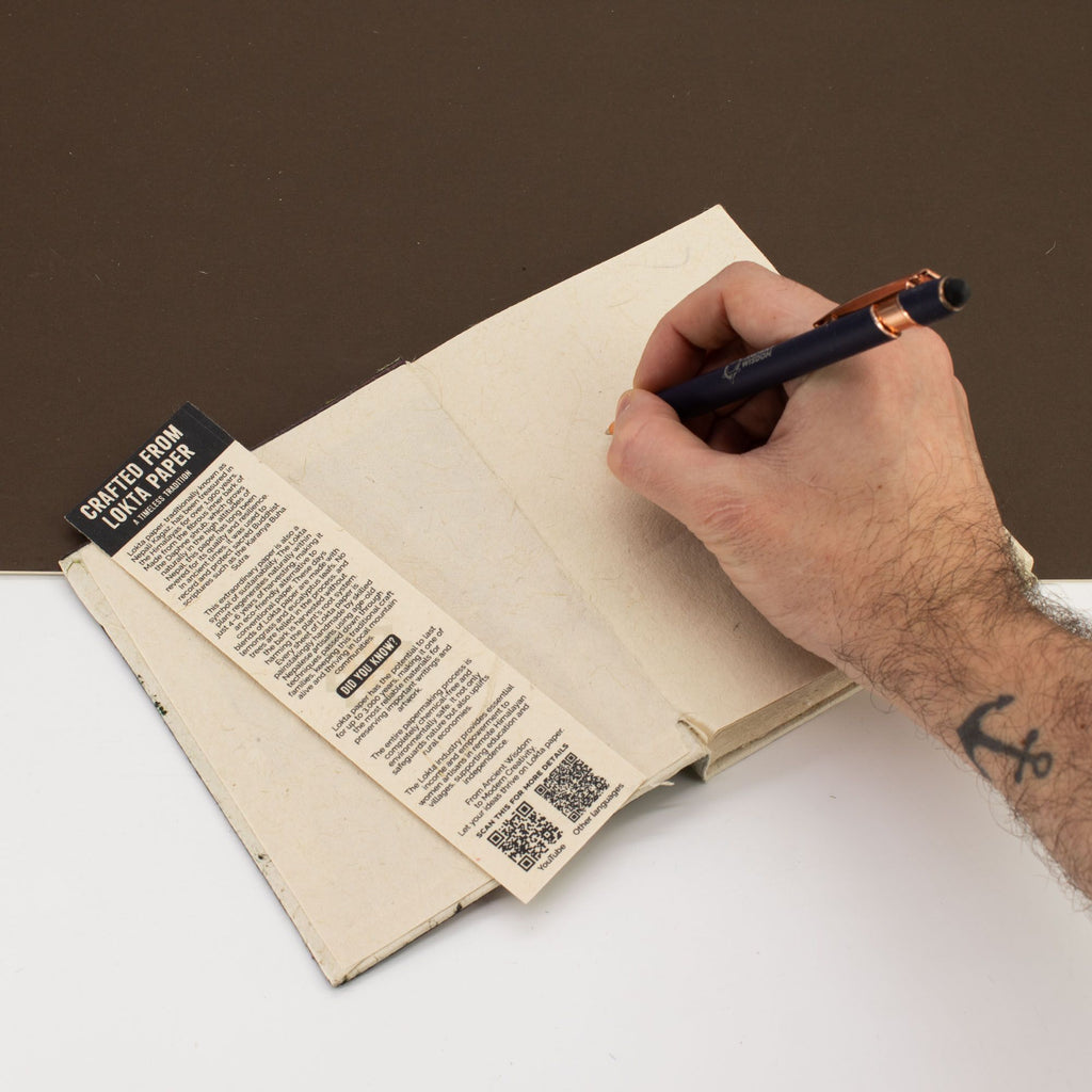 Lokta Traditional Prayer Flag Notebook
