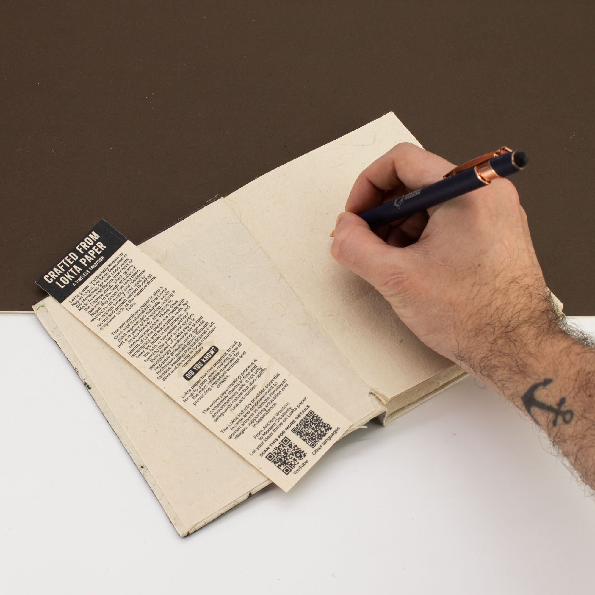 Lokta Traditional Prayer Flag Notebook