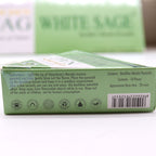 White Sage Backflow Incense Cones Jumbo Golden Nag