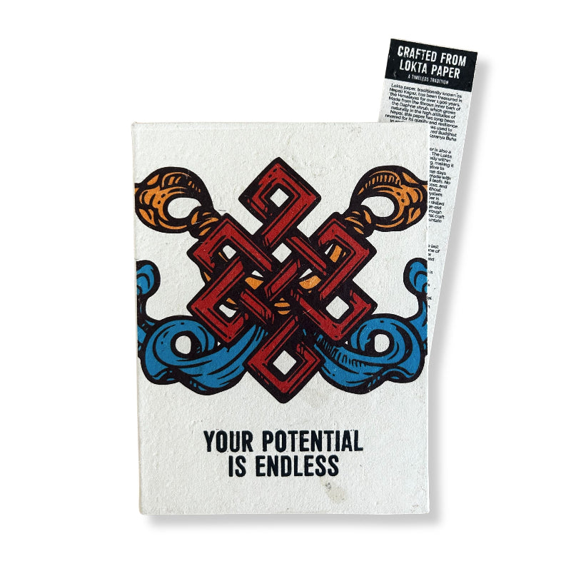 Lokta Your Potential Inspiration Notebook