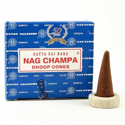 Nag Champa Dhoop Incense Cones