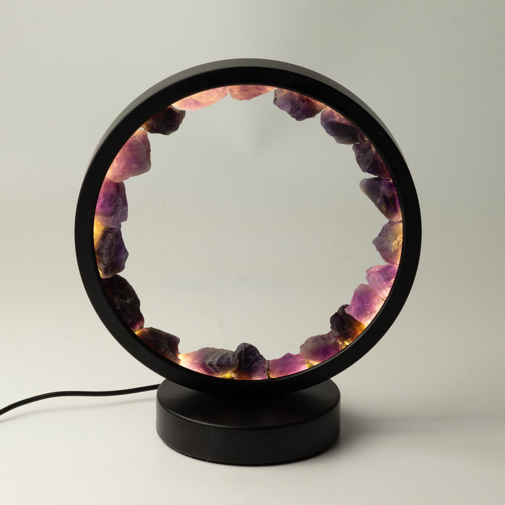 Gemstone Halo Lamp - Zen Spirit Amethyst