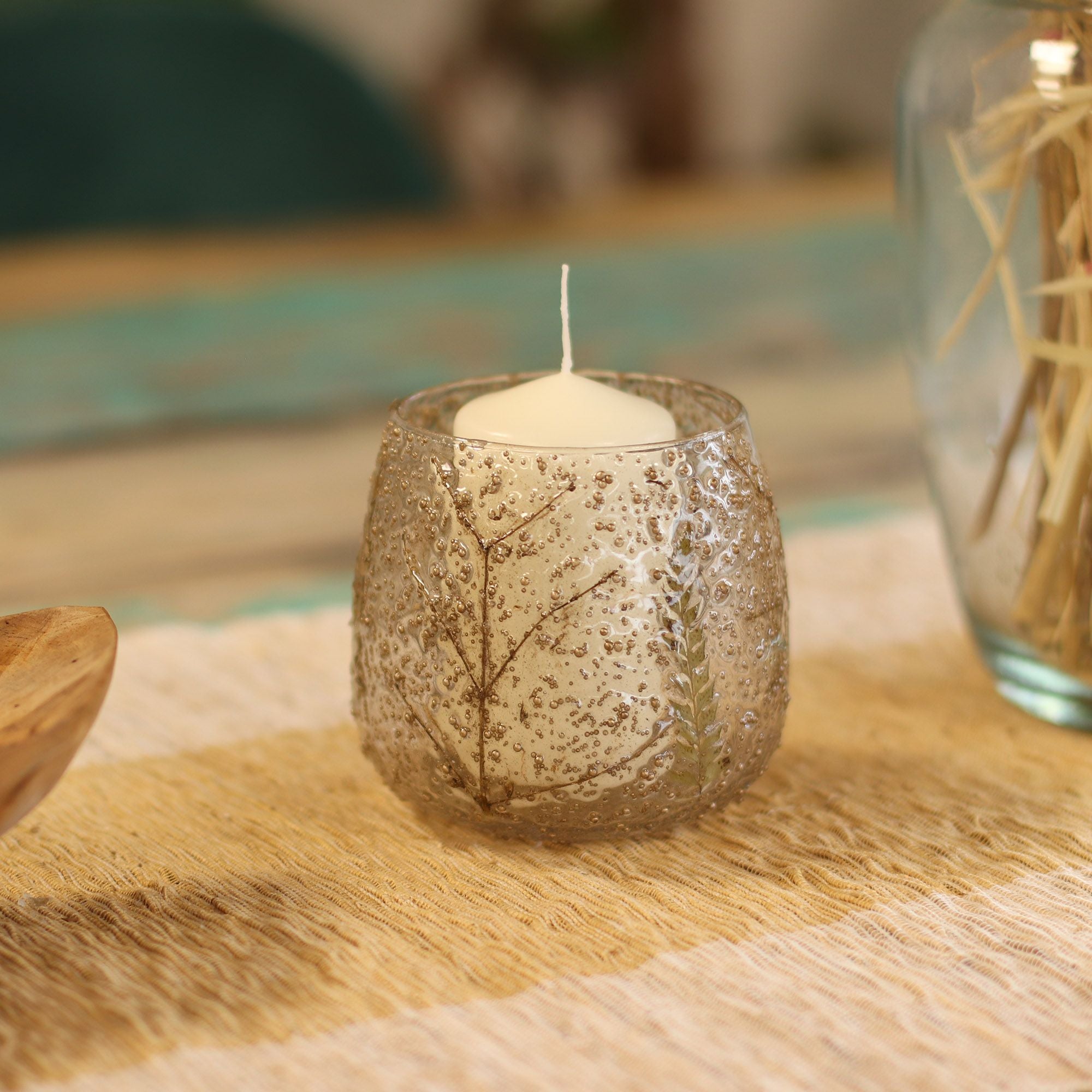 The Forest Keeper — Pressed Fern Candle Holder