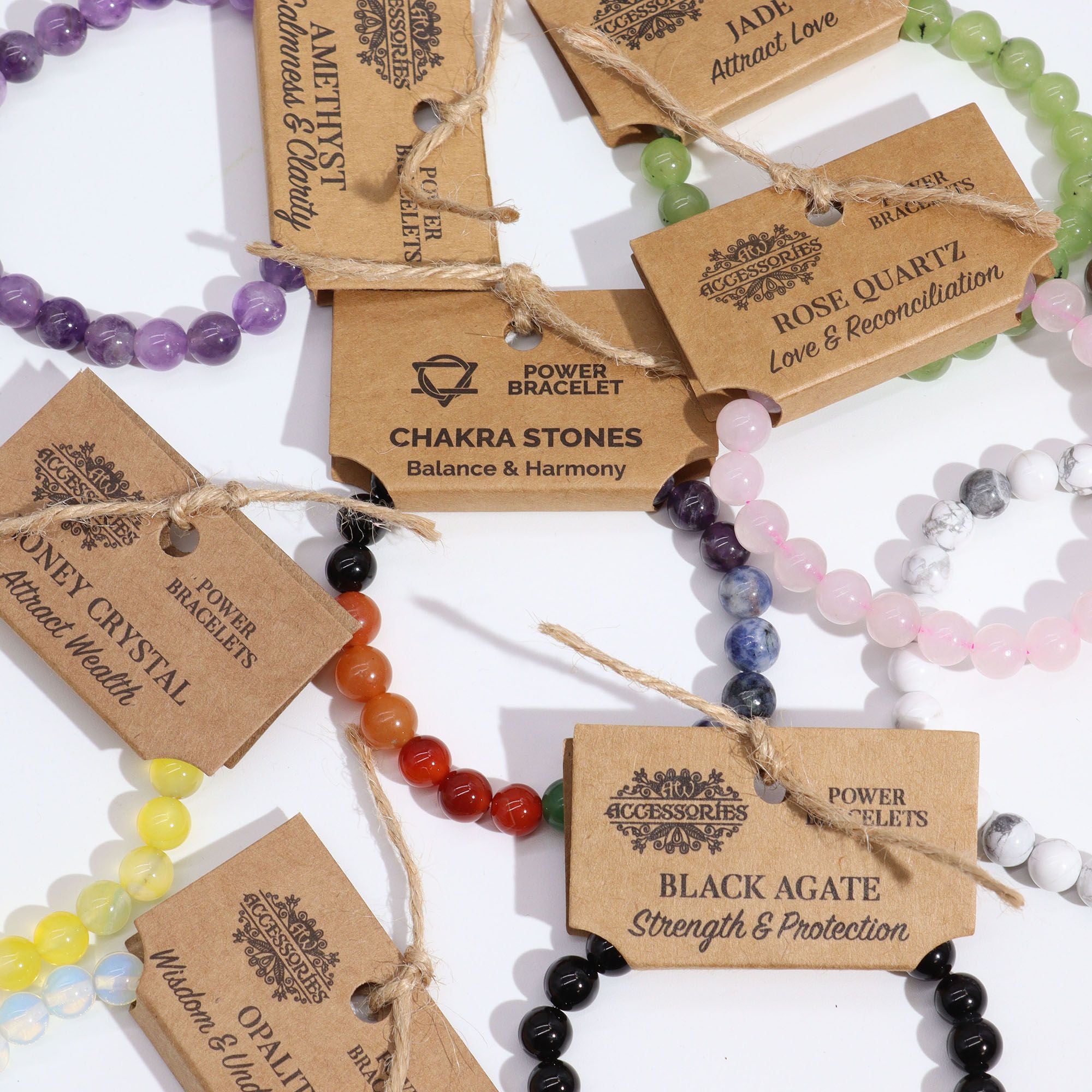 White Jasper Peace & Friendship Power Bracelet