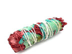 Dragon’s Blood Floral Sage Smudge Stick | 10cm