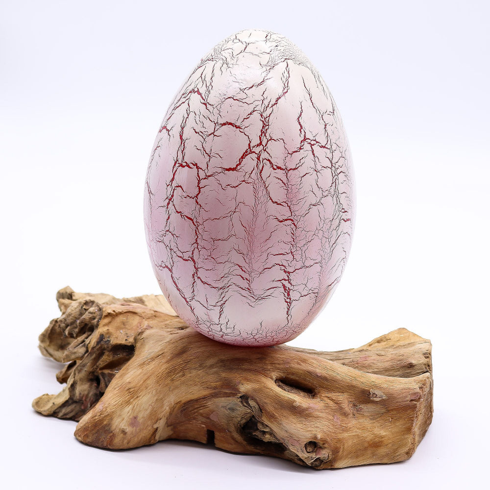 The Fire Egg DriftGlow Lamp | Orange Crackle