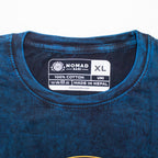 Nomad Sari Stonewashed Cotton T-Shirt | Stay Wild Moon Child | Blue | XL