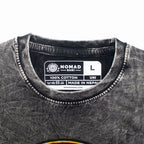 Nomad Sari Stonewashed Cotton T-Shirt | Rebel |Charcoal | Large