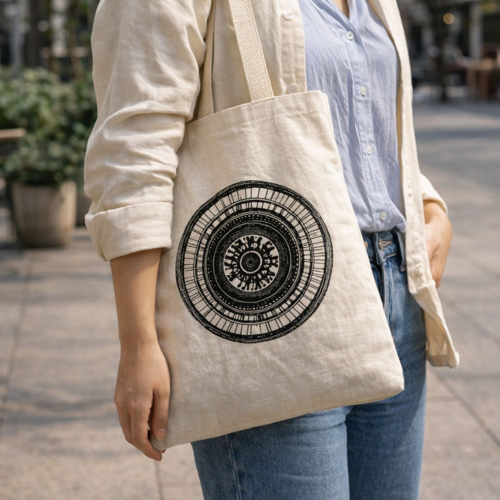 Urban Mandala Tote Bag | Nomad Sari