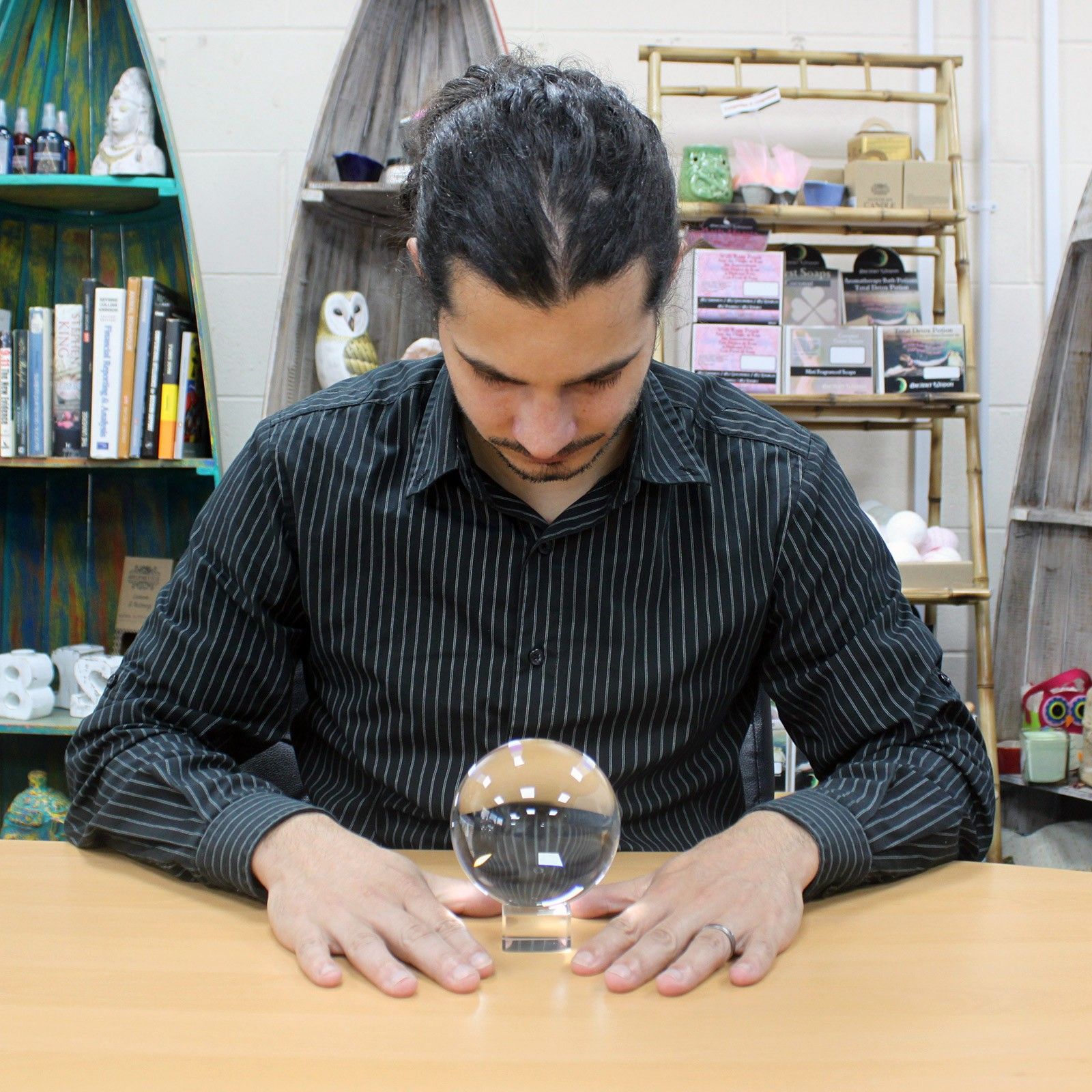 Crystal Ball on Stand | 100mm