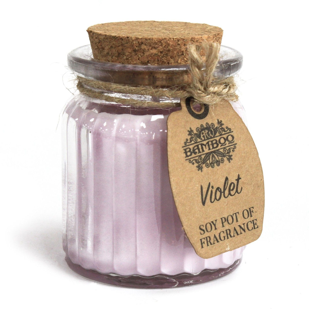 Violet Soy Wax Jar Candle